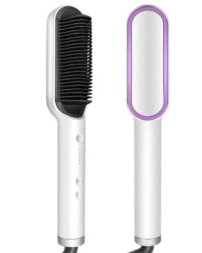 LUXE GIRL Sleek 2-in-1 Straightening Comb