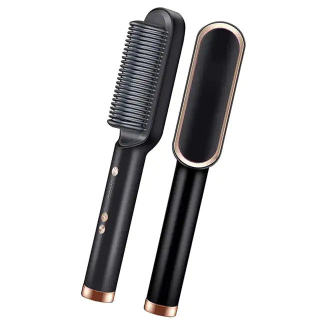 LUXE GIRL Sleek 2-in-1 Straightening Comb