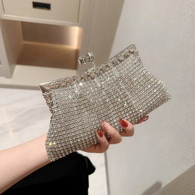 Luxury Rhinestone Handbags for Weddings and Parties
